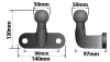 Extended Long Neck Towball Coupling Fitting